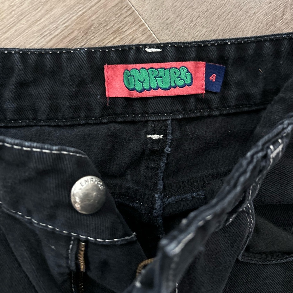Empyre Tori Carpenter Skate Jeans Womens 4 Skater Skating High Rise Denim Black